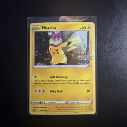 Pikachu SWSH234 Holo Promo Sword & Shield Promo Pokemon Holo Near Mint - Image 1