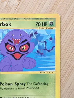 Arbok #35/165 Expedition Base Set Non Holo Rare E-reader WoTC Pokemon 2002 NM - Image 4