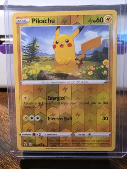1x Single Pikachu 049/203 League Promo - Pokemon TCG Evolving Skies 2021 LP - Image 1