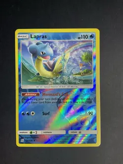 Lapras 36/236 Uncommon Unified Minds Pokemon Reverse Holo Near Mint - Image 1