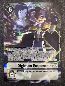 Digimon Card Game Digimon Emperor EX10-068 SR Alternate Art Sinister Order NM - Image 1