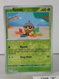 Seedot - Temporal Forces - 003/162 - Pokemon TCG - Reverse Holo - Common - Image 1