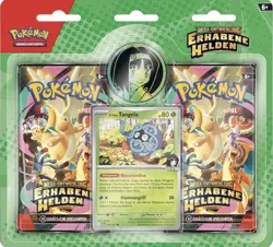 Pokemon TCG Promo 2-Pack Blister Erika’s Tangela Erhabene Helden OVP Deutsch - Image 1