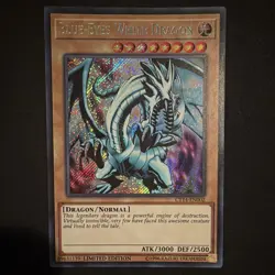 Yu-Gi-Oh! 2017 Mega-Tins Blue-Eyes White Dragon CT14-EN002 Secret Rare Limited - Image 1