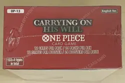 One Piece Carrying On His Will OP-13 Booster Box Factory Sealed English - Image 2