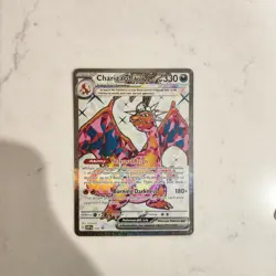 Pokemon TCG Scarlet & Violet Charizard EX SVP Promo Holo Card 056 - Image 1
