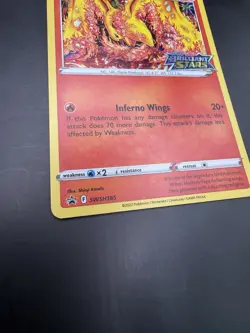 Moltres SWSH185 - Stamped Holo Promo - Sword & Shield Pokemon Card LIGHT PLAY - Image 5