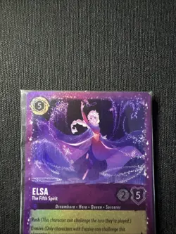 Elsa The Fifth Spirit 6/P3 Foil - Lorcana Card - Sealed Promo Card - Image 2