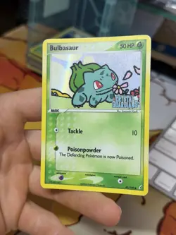 Bulbasaur 45/100 EX Crystal Guardians 2006 Reverse Holo Pokemon Card - Image 4
