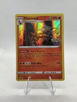 Pokemon Go Charizard Holo Rare TCG Card 010/078 Near Mint NM/M Condition - Image 1