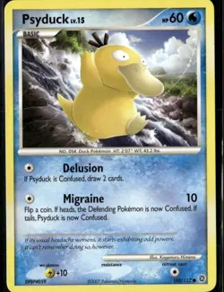 Psyduck Common Secret Wonders 100/132 Water Pokemon Card - Image 1