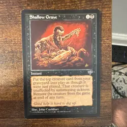 MTG magic cards 1x Shallow Grave Mirage NM Play, English - Image 1