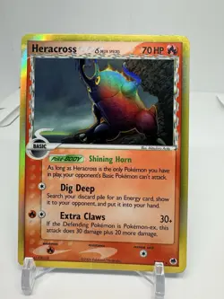 Heracross 3/101 Holo Dragon Frontiers Pokemon TCG Card - Image 1