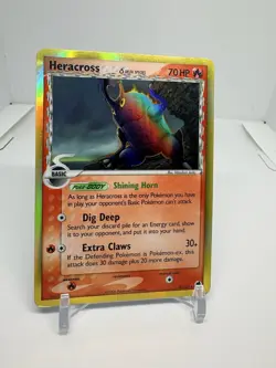 Heracross 3/101 Holo Dragon Frontiers Pokemon TCG Card - Image 3