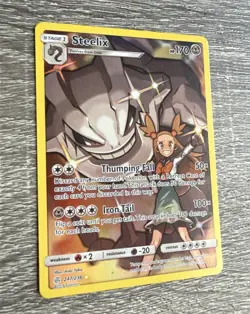 Steelix -247/236 - Cosmic Eclipse Full Art Secret Rare Pokemon Card NM Condition - Image 1