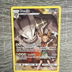 Steelix -247/236 - Cosmic Eclipse Full Art Secret Rare Pokemon Card NM Condition - Image 3