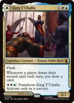 King T'Challa - Near Mint MTG Marvel Super Heroes - Image 1