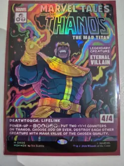 MTG Thanos, the Mad Titan FOIL MSH English Showcase (0400) [Marvel Super Heroes] - Image 1