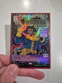 MTG Thanos, the Mad Titan FOIL MSH English Showcase (0400) [Marvel Super Heroes] - Image 2