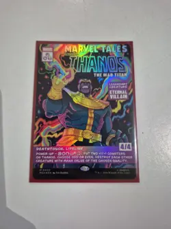 MTG Thanos, the Mad Titan FOIL MSH English Showcase (0400) [Marvel Super Heroes] - Image 3