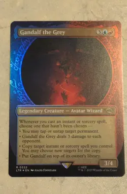 MTG Gandalf the Grey (Showcase) Universes Beyond: the Lord of the Rings: Foil - Image 1