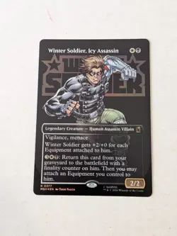Winter Soldier, Icy Assassin (Borderless) Marvel Super Heroes Foil - Image 1