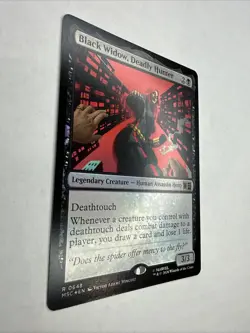 Black Widow, Deadly Hunter Commander: Marvel Super Heroes Foil - Image 2