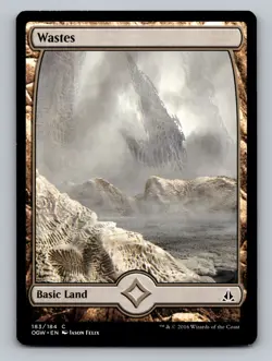 Wastes () - Full Art C Oath of the Gatewatch 183 NM - Image 1