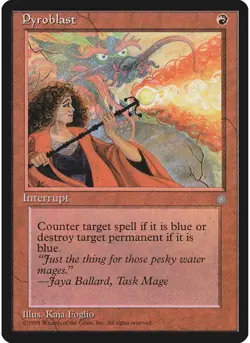 Pyroblast 213 MTG NM - Ice Age - Image 1