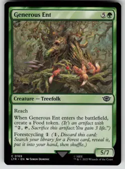 Generous Ent Universes Beyond: The Lord of the Rings 169 MTG NM - Image 1