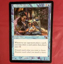 Wizards of the Coast MTG Rhystic Study Prophecy 45/143 Blue Enchantment #2 - Image 1