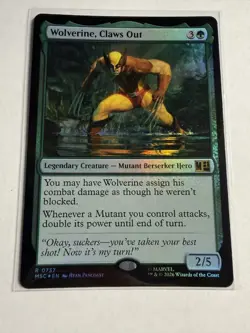 Wolverine, Claws Out - Commander: Marvel Super Heroes Foil - Image 1