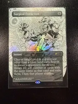 Surgical Extraction (2022) (Rainbow Foil) Secret Lair Drop Foil - Image 1