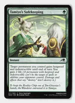 Tamiyo's Safekeeping 211 Common Kamigawa: Neon Dynasty Magic: The Gathering NM - Image 1