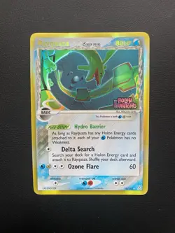 Pokemon Holon Phantoms Rayquaza Delta Species 16/110 Reverse Holo Rare STAMPED - Image 1