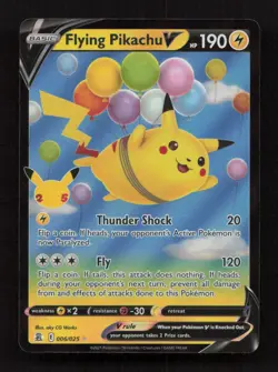 Flying Pikachu V 006/025 Holo V Rare Celebrations Pokemon Holo Near Mint B39-38 - Image 1