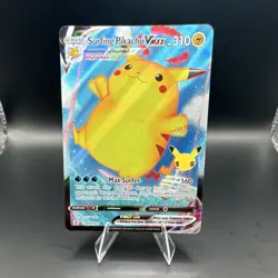 The Pokemon Company Pokemon TCG Celebrations Surfing Pikachu VMAX 009/025 Holo - Image 1