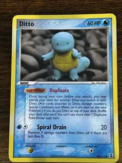 Pokemon 2005 Delta Species Ditto Regular Non Holo [Squirtle] 64/113 NM - Image 1