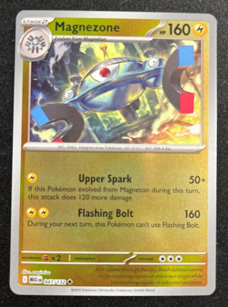 Magnezone 047/132 Reverse Holo Mega Evolution Pokemon Card NM - Image 1