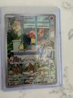 Charmander SV Scarlet & Violet Promo 044 Full Art Holo - English 2023 - Image 1