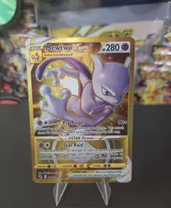 Mewtwo VSTAR 086/078 Pokemon GO Secret Rare Full Art Holo English 2022 - Image 1