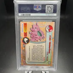 1999 Pokemon Topps TV - Nidorino #33 PSA 10 GEM MINT! - Image 2