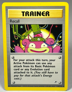 Pokemon Gym Heroes | #116/132 | Recall | Trainer Card | Non Holo | LP - Image 1