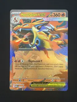 Pokemon Mega Charizard Y EX MEP030 MEP Black Star Promos - Image 1