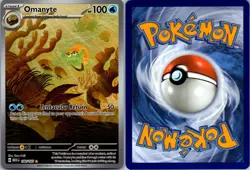 OMANYTE 180/165 ILLUSTRATION RARE 151 POKEMON NM - Image 3