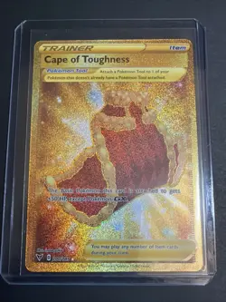 POKEMON TCG Cape of Toughness (Secret) 200/185 Swsh04: Vivid Voltage Holo LP - Image 1