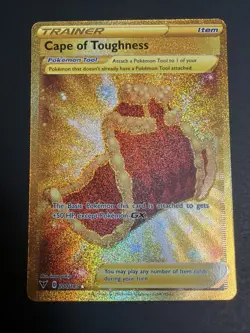 POKEMON TCG Cape of Toughness (Secret) 200/185 Swsh04: Vivid Voltage Holo LP - Image 2