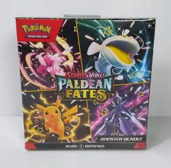 Pokemon Paldean Fates Booster Bundle Sealed New - Image 1