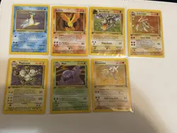 1st Edition Fossil Holo Lot Pokemon - Image 1