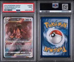 2023 POKEMON SWORD & SHIELD CROWN ZENITH #GG55 FA/REGIGIGAS VSTAR PSA 9 Mint - Image 3